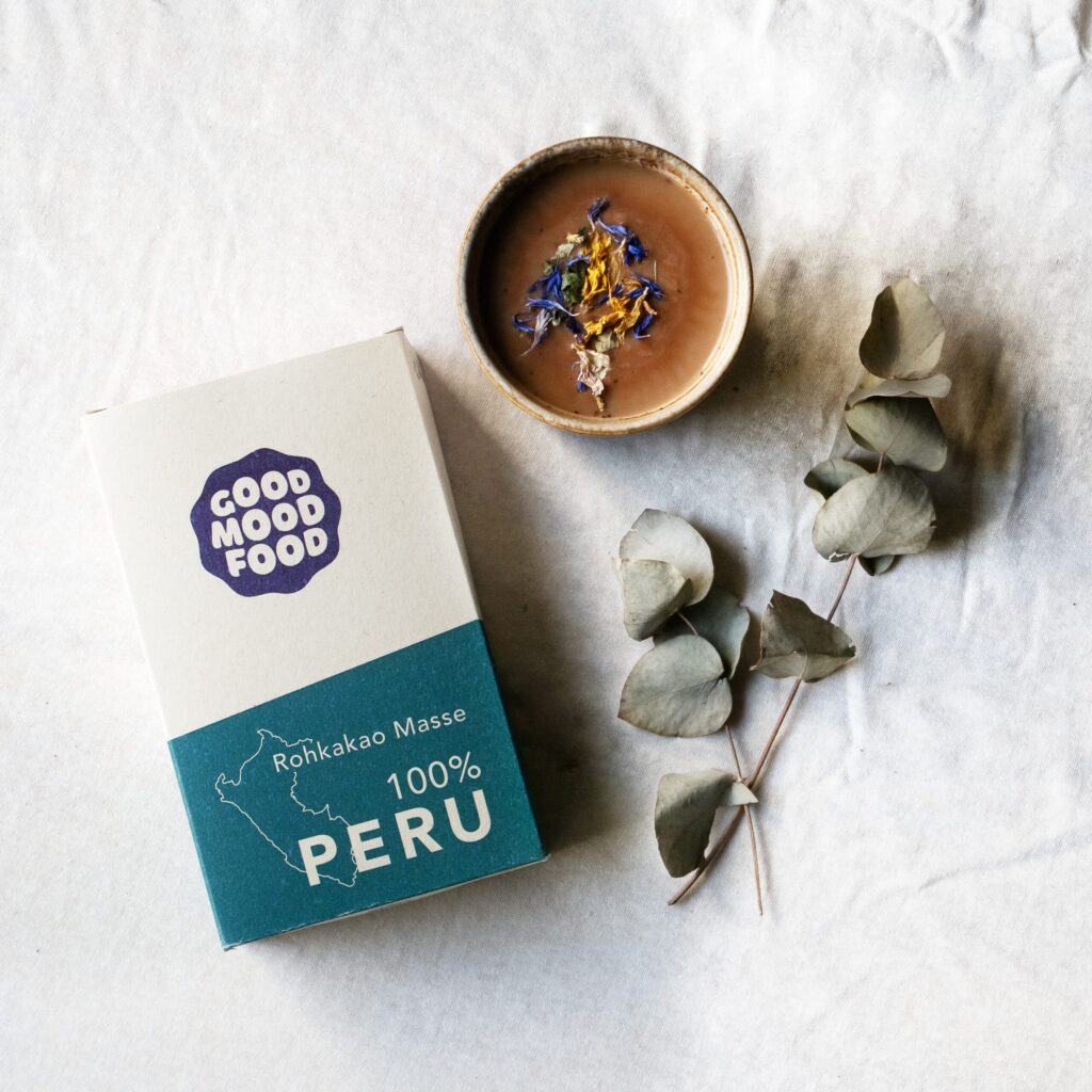 Moodbilder Rohkakao Masse aus Peru 500g