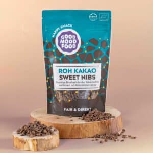 Bio Rohkakao Sweet Nibs, 100g Sweet Nibs im kleinen Format